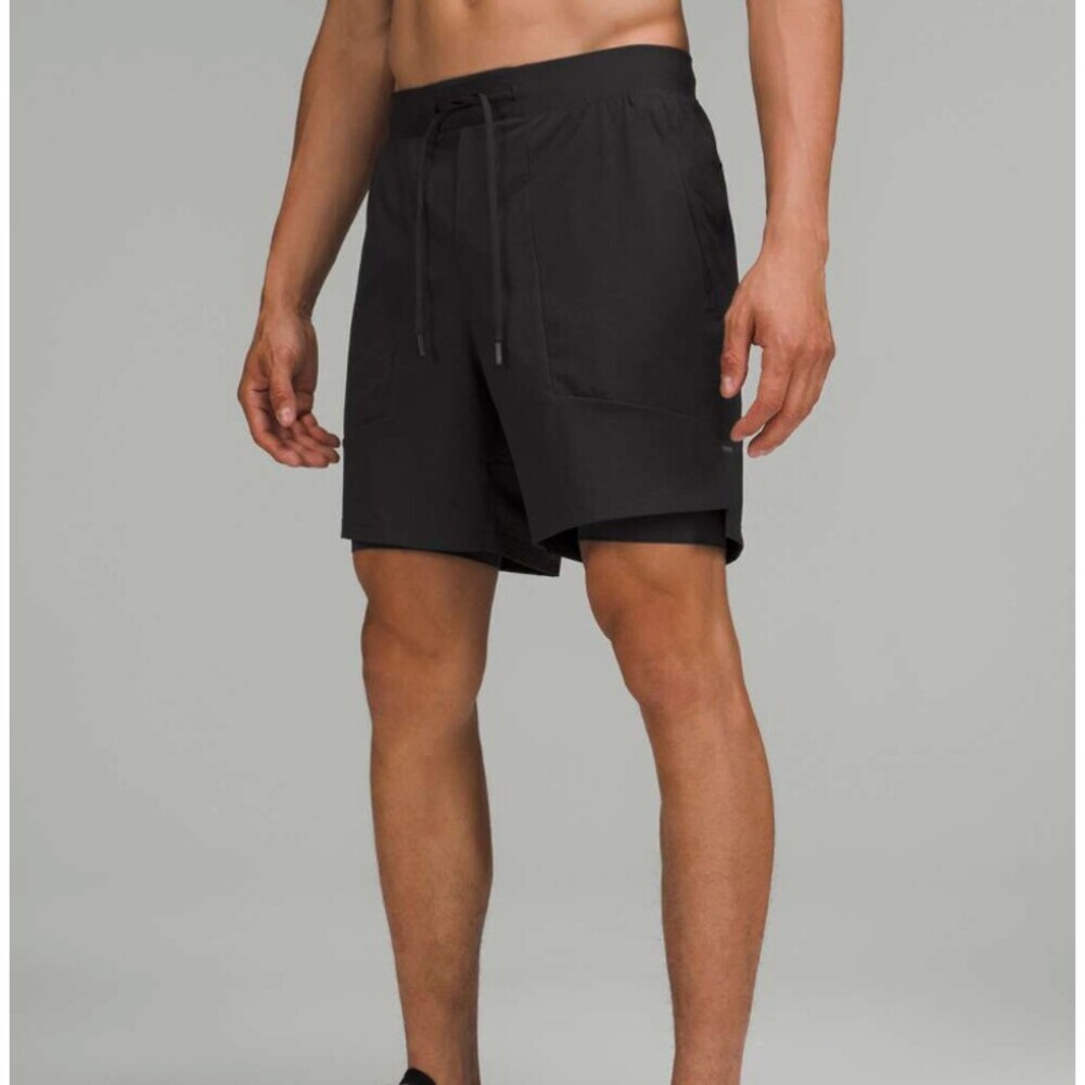 Lululemon Licence to Train Lined Short 7" Black Men's XL